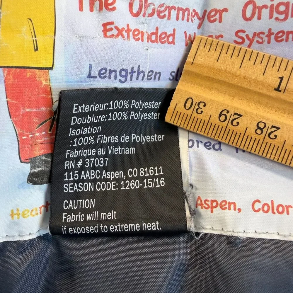 Obermeyer Kids Ski Jacket Size 2 Blue Hooded I-Grow Waterproof Winter Coat